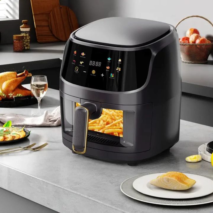 SILVER CREST AIR FRYER 6 / 7.5 / 8 / 10 LITERS DIGITAL TOUCH CONTROL MULTIFUNCTION 1400