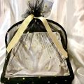 Square Empty Gift Basket with Colorful net Wrap Best for Birthday/Anniversary/Wedding/Gift By Maxify Store. 