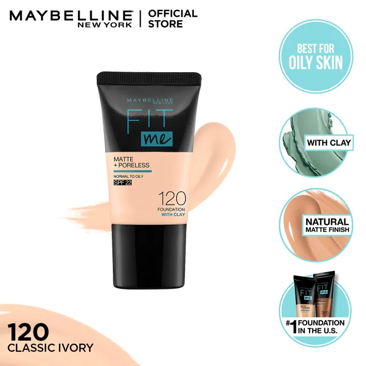 Maybelline%20New%20York%20Fit%20Me%20Matte%20&%20Poreless%20Liquid%20Foundation%2018ml%20Tube%20-%20120%20Classic%20Ivory%20-%20For%20Normal%20to%20Oily%20Skin%20-%20Image%203