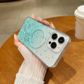 For Apple iPhone 11 Glitter Magnet Clear Case Cover. 