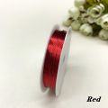 0.3/0.4/0.5/0.6/0.8/1.0mm colored copper wire for DIY jewelry making accessories. 