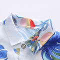 Elegantstunning Boys Short Sleeves Shirt Suit Summer Beach Casual Tops Shorts Two-piece Set For 2-6 Years Old Kids. 