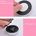 1 Pce LED Tap Light | Wardrobe LED Light | One Touch Operated | Stick on Push Button Touch | LED Night Light for Kids Room | Led Light for Storage Room | Indoor Tap Touch Lamp for Kids. 