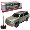 Remote Control Toyota Land Cruiser Prado V8 4 Channel - 1:16 - Size 10 Inches - Golden. 