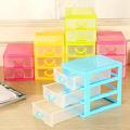 Mini Draw-Out Desk Storage Box Container Three Layers. 