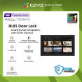 Ezviz by Hikvision SD7 Smart Wi-Fi 7-Inch IPS Touch Screen | Smart Integration with EZVIZ Devices | 4,600 mAh Rechargeable Lithium Battery (Type-C charging) | Live View & Playback | Remote Control via EZVIZ App | Two-Way Talk | Easy Installation. 