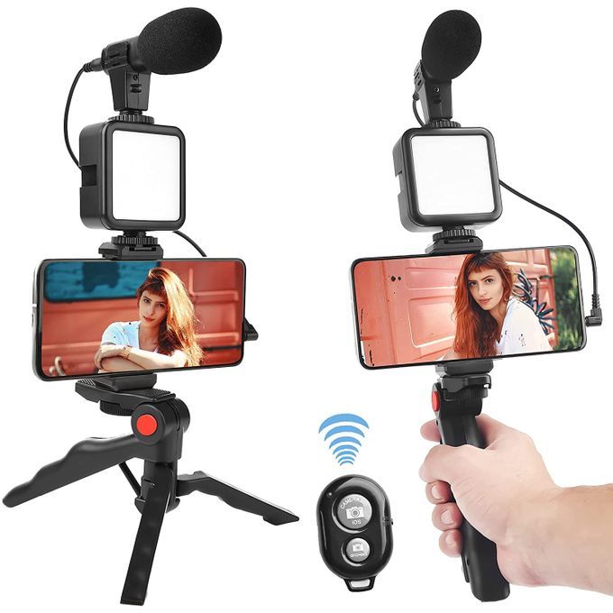 Vlogging Kit Accessories for Mobile Phone DSLR Camera Video