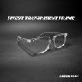 Transparent Glasses Lightweight Anti Glare UV Ray Eyeglasses For Men/Women. 