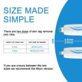 2 In 1 Auto Skin Tag Remover Kit Micro Skin Tag Removal Device Face Care Tools-blue white. 