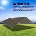 Camping tent outer /Rain Tarp /Double outer for tent/ Parachute cover/TOP Covers /WITH NAILS AND ROPE ,BASE OR SHADE FOR CAMPING TENT WATER PROOF SHEET FOR CAMPING TENT CAMPING TENT OUTER  BROWN COLOR. 