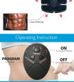 Beauty Body Mobile Gym 6 Pack EMS - Black Muscle Stimulation 6 Pack Mobile Gym EMS Fitness. 