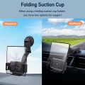 Wireless Car Z Fold 3 Holder,15W Qi Fast Charging Car Holder Mount for Air Vent and Dashboard,Compatible with Samsung Galaxy Z Fold 3/2/1,iPhone 13/12/11 Series (Black-S2). 