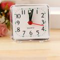 Night Light Twin Bell Silent Home Room Decoration Square Alarm Clock Quartz. 