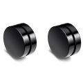 Fashion Magnetic Round Earring For Men's/Boy's Stainless Steel / Double Magnet. 
