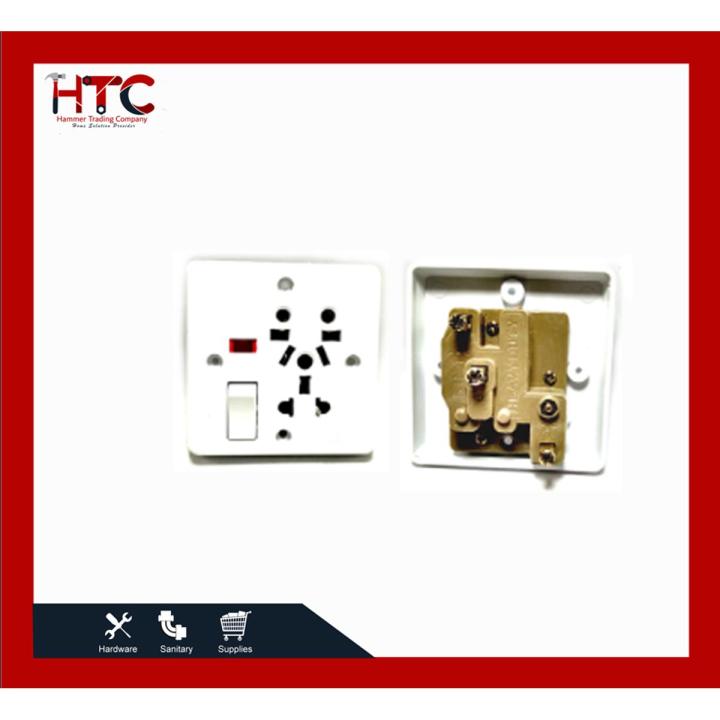 Universal Multi Functional Socket Switch Light Plug (China Board)