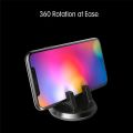 360 Degree Round Shape Universal Car Mobile Holder, Adjustable, Solid, Durable Mount for Windshield Air Vent Mobile Phone Holder Phone Holder for All Smartphone. 
