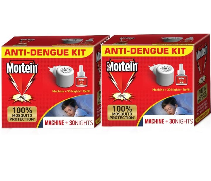 Mortein LED Machine with Mosquito Repellent Refill 25ml - Pack of 2