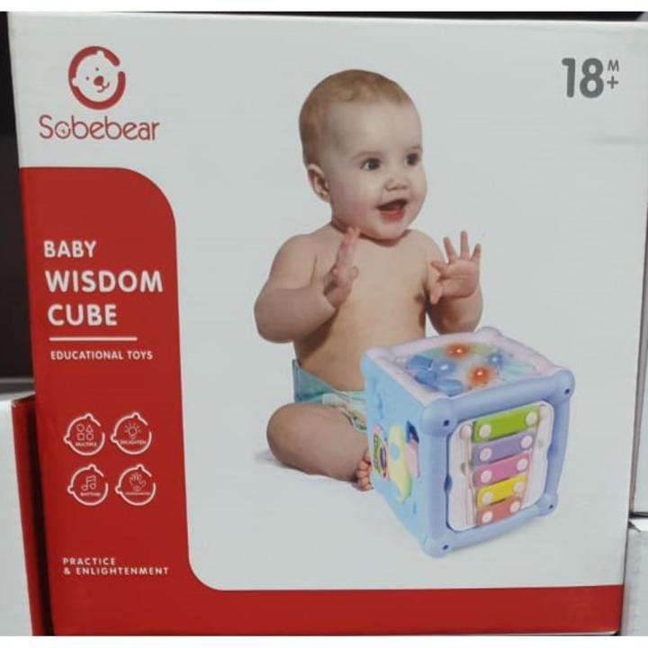 Baby Wisdom Cube Light And Music Educational Toy For kids BY HAMZA EXPRESS