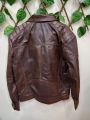 Vintage Black & Brown Classy Real Leather Trucker Jacket For Men. 