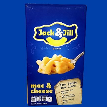 Jack & Jill Original Macaroni & Cheese 206 g ( Imported ) Elbow Macaroni and Cheese Pasta | Creamy & Delicious | No Artificial Flavors, Preservatives, or Dyes | Quick Meal Solution |Easy to Cook | Perfect for Kids & Adults | Mac & Cheese Lovers