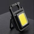 Portable Multifunctional Super Bright COB Rechargeable Keychain Light With Free Type-c charging cable. 