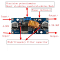 5A XL4015 DC-DC Buck Converter 4-38V to 1.25-36V 24V 12V 9V 5V Step Down Adjustable Power Supply Module LED Lithium Charger With Heat Sink. 