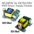 AC To DC 5V 700mA 12V 300mA 3.5W Isolated Switch Mini Power Supply Buck Converter Step Down Module AC 220V To DC 5V/12V Eatop. 