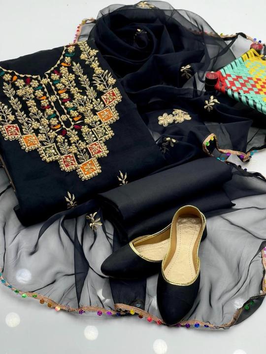 Handmade%20Collection,%20Organza%20Net%20Unstitched%20Dress%20by%20SANIA.B.%20-%20Image%203