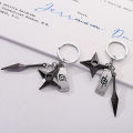 Narutos Anime Kunai Shuriken Konoha Ninja Keychain For Car Keys Bag Backpack Trinkets Keyring Accessories Women Jewelry Men Gift Cherry Super Store. 