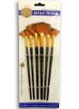 Keep_Smiling 6pcs Artist Paint Fan Brush Set. 