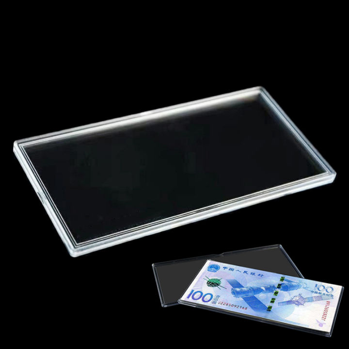 Commemorative Banknote Hard Plastic Sleeve Storage Box Hard Clip Money Holder