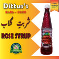 Rose Syrup ( DITTU'S ). 