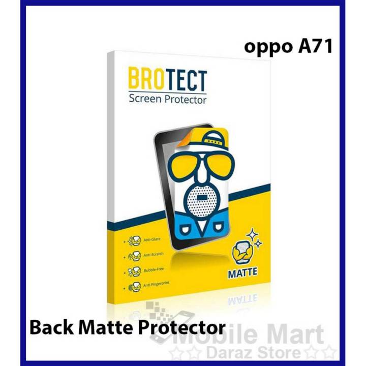 oppo A71 Back Matte Protector For oppo A71