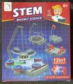 Urban Vendors Stem Magnet Science Educational Toy For Kids, 12 In 1 DIY Scientific Experiment Game Kit, Early Age Learning Preschooling Home Lab Kit, UFO Magnetic Car Boat Compass_ Robot Attraction & Anti Gravity Maglev Games, Best Toys Gift For Students. 