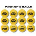 Pack of 12 Pure Rubber Gas Ball Tennis ball for Professional Cricket. 