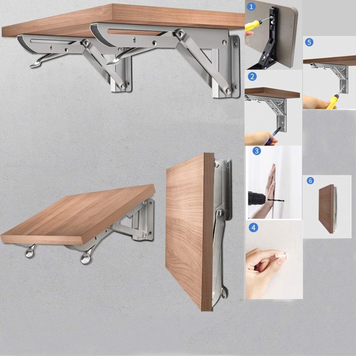 2%20Pcs%20Sturdy%20Folding%20Shelf%20Brackets,%20Heavy%20Duty%20White%20Metal%20Triangle%20Table%20Bench%20Folding%20Shelf%20Brackets,%20Folding%20Shelf%20Hinge%20Wall%20Mounted,Available%20in%204%20Sizes:12/14/16/18inches%20-%20Image%208
