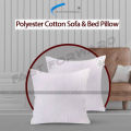 Cushion Pack of 2 Decorative Pillow Inserts - Square 18 x 18 Inches Sofa and Bed Pillow. 
