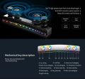 SOAIY SH39 RGB Color Bass Sound TF Card USB Flash Drive Auxiliary Microphone Input Home Wireless Bluetooth 5.0 PC Gaming Speaker. 