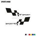 1 Pair Customizable GT SPORT Car Sticker Decal Car Styling For Renault Dacia duster megane captur clio sandero kadjar espace. 