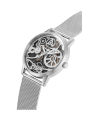 Guess Mens Silver Stainless Steel Case Silver Dial Silver Mesh Stainless Steel Bracelet Watch-GW0538G1. 