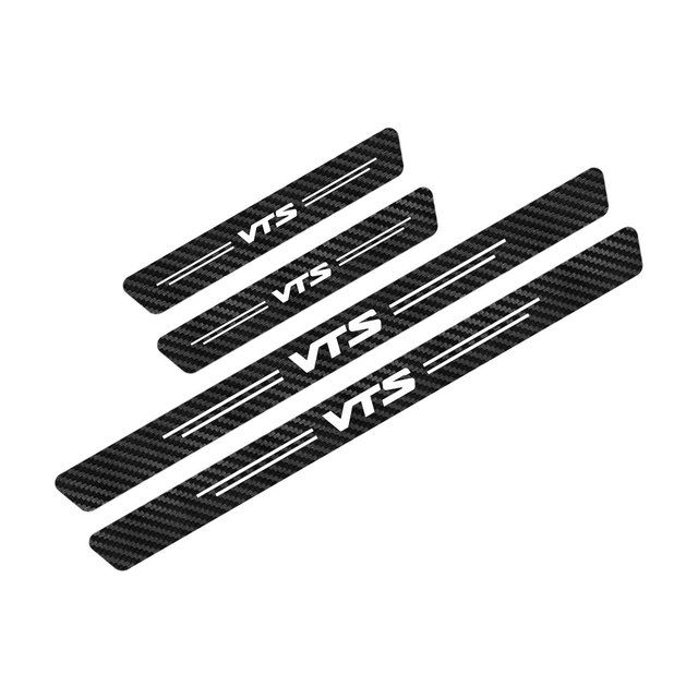 4PCS Car Sill Stickers For Citroen C1 C2 C3 C4 C4L C5 C6 C8 C-ELYSEE VTS Xsara C-Crosser Berlingo Jumpy Nemo Picasso Accessories