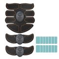 Ab Muscle Toner - Extra 20 Pcs Gel Pads, Abs Belt, Abdominal Toning Electronic Workout Portable Machine. 
