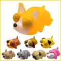 Reduce Pressure Toys Pinch Vent Dog Family Squeeze Out Doll Cute Dog Decompression Vent Boom Out Eyes Tricky Toy Party Favors Squishy Toys. 