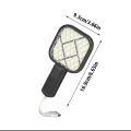 Mini USB Portable Electric Mosquito Racket with UV Light - Plug-in Fly & Bug Zapper, Anti-Insect Swatter for Indoor & Outdoor Use, Mosquito Trap for Home, Office, Travel, Camping. 