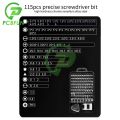 Computer Repair Kit 115 In 1 Magnetic Laptop Screwdriver Kit Watch Mobile Phone Repair Screwdriver Hardware Tool Set. 
