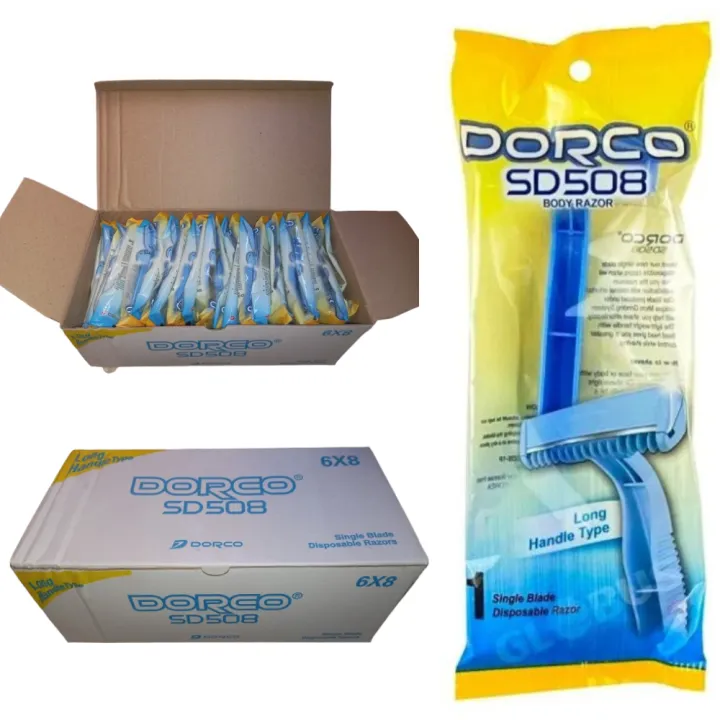 Dorco Body Razor With Comb (SD508) (Pack Of 48 Razors) | Hygienic Razor ...