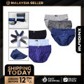 Cotton Men Underwear Briefs Spender Seluar Dalam Lelaki (1 pcs). 