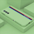 Realme GT Master Fashion Racing Car Logo M Side Design Phone Case Square Edge Pattern Liquid Silicone Casing Full Cover Camera Case. 