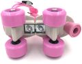 Kids Roller Skates, Adjustable Size Girl Roller Skates for Kids Beginner, Toddlers Roller Skate with 8 Wheels, Outdoor Roller Skating for Boys, Girls, Skating Shoes for Ages 3-12. 