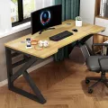 Office Table Desktop Table Office Desks Sturdy Wooden Desk with Metal Legs Suitable for Bedroom, Living Room, Study Room Writing Desk. 